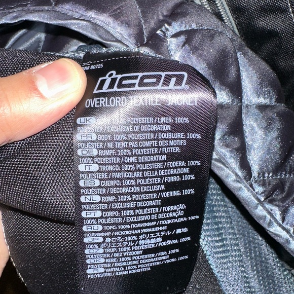 ICON Overlord Textile Riding Moto Jacket - Picture 5 of 7